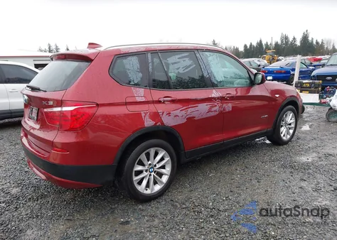 2014 BMW X3 xDrive28I from USA, damaged, VIN 5UXWX9C58E0D30480